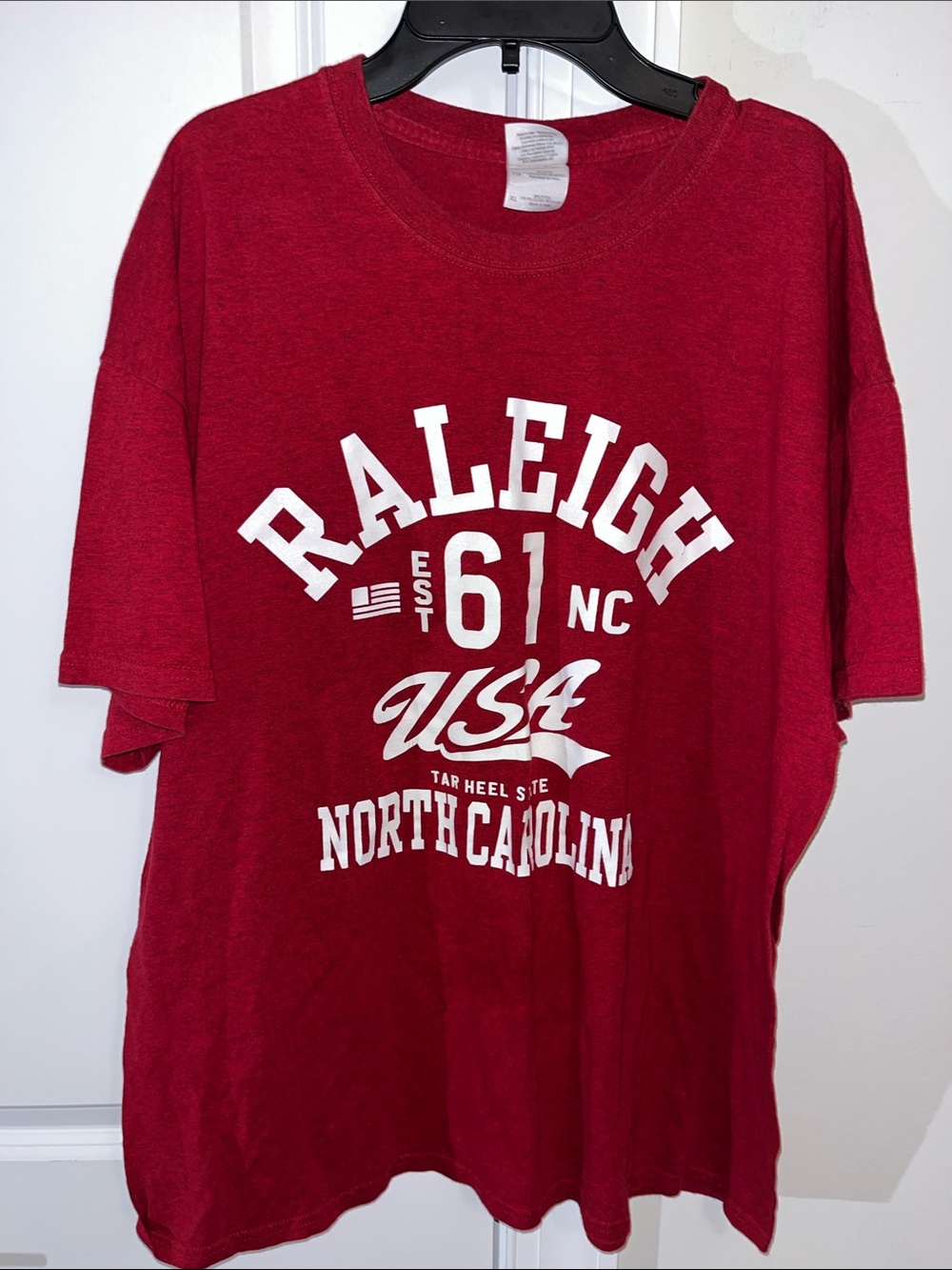 Red Raleigh North Carolina NC USA T-Shirt XL/L